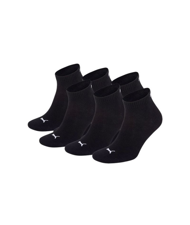 Calcetines Puma Quarter Plain 3 Pares Negro