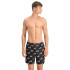 Bañador de natación Puma Logo Aop N1 Negro estampado