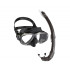 Kit de Snorkel Cressi Sub PERLA DARK-NEGRO (PERLA + MEXICO)