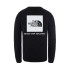 Sudadera The North Face Raglan Red Box negro Hombre